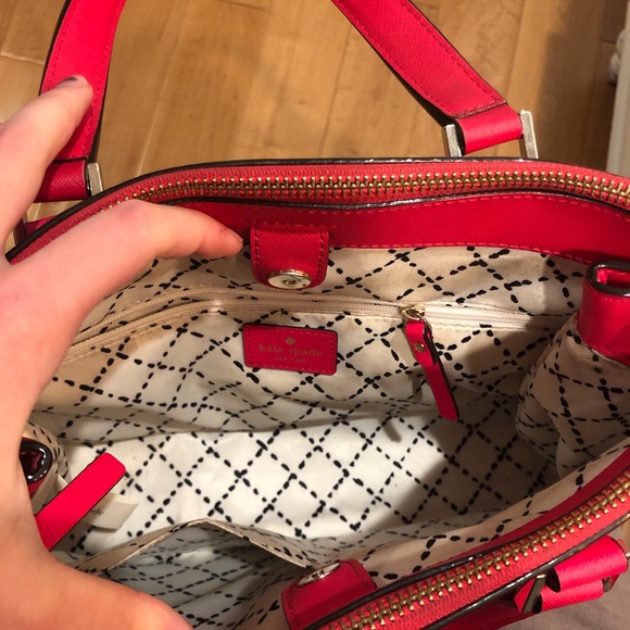 Hot pink Kate Spade handbag purse - Picture 3 of 3